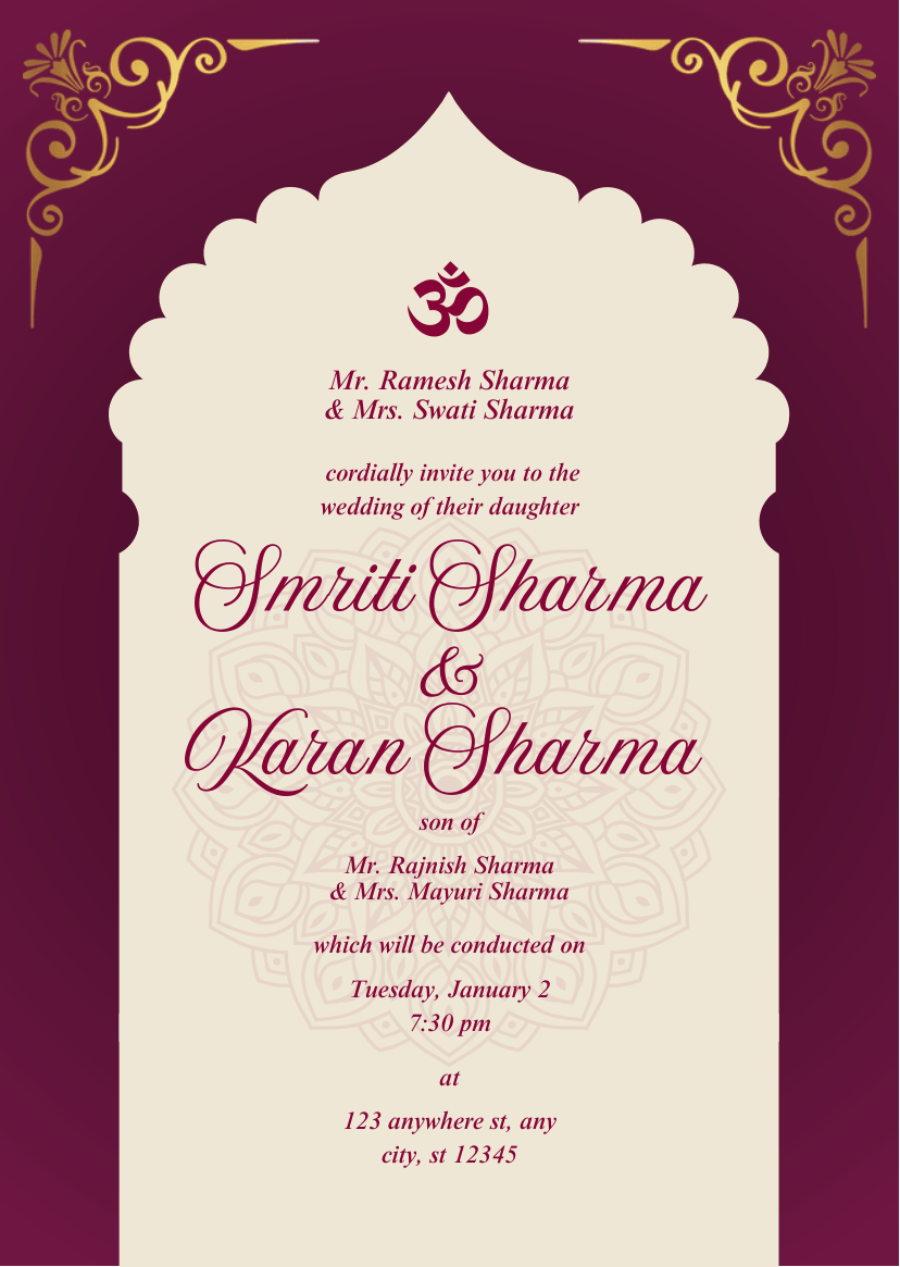 Purple & Yellow Festive